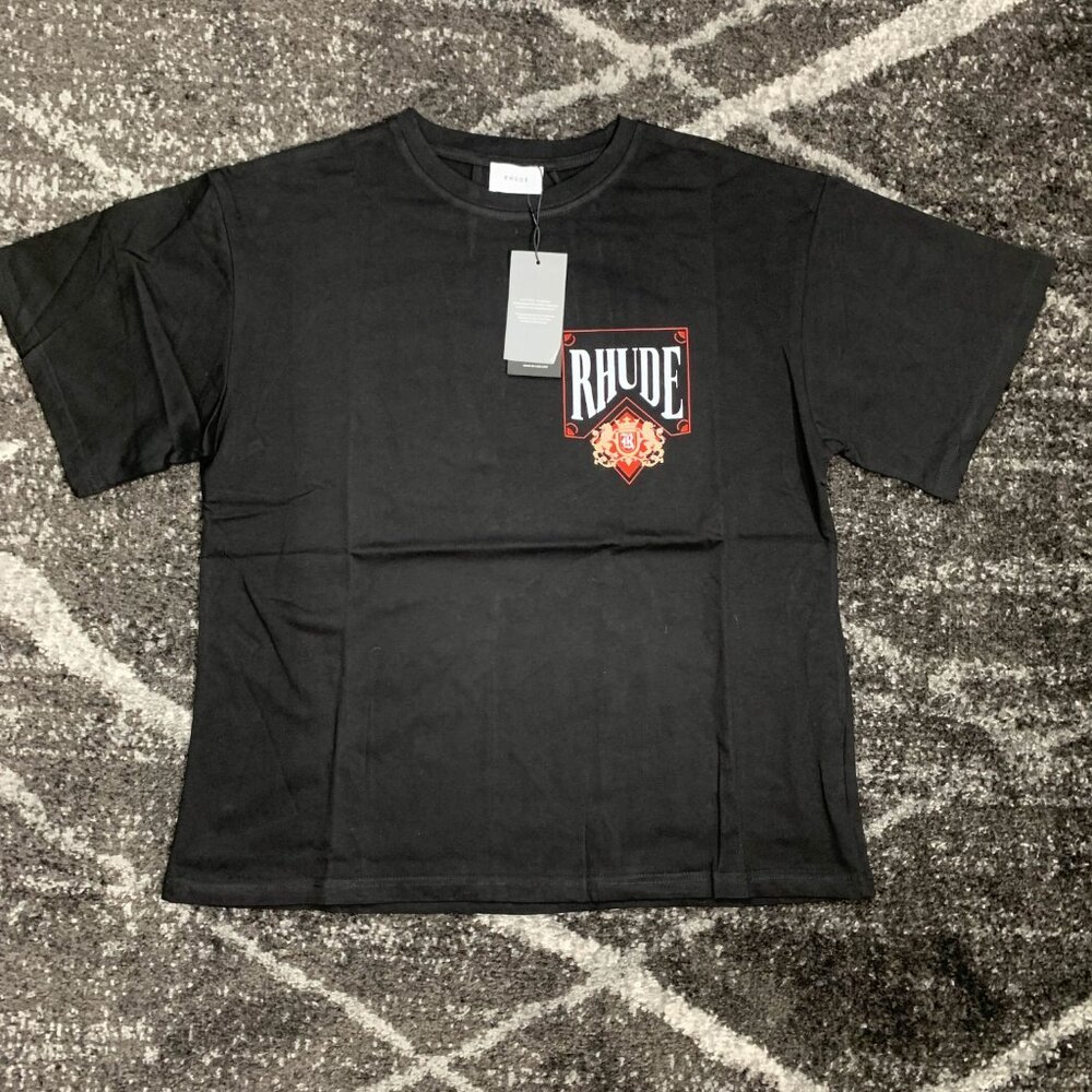 Rhude Royalty Crown Lion Black Men's Large